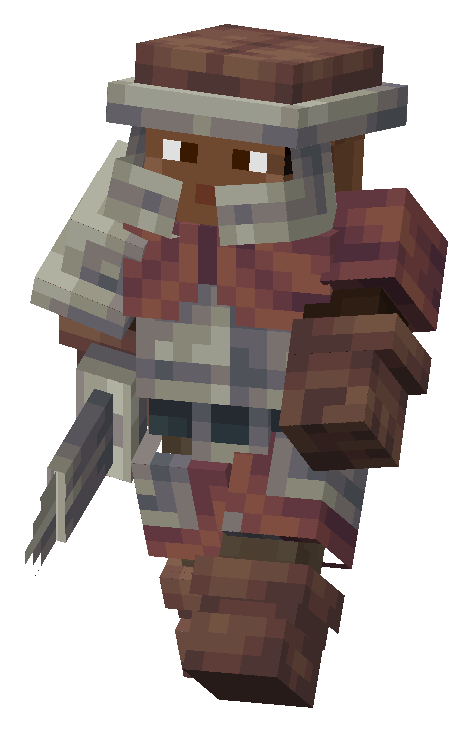 An assassin in the leather set