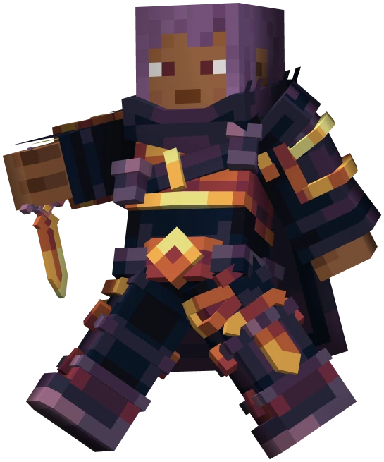 An assassin in the Nightveil armour, the Deep Scar dagger held low