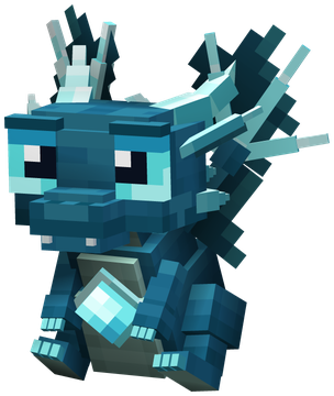 The Crystal Drakeling: a baby dragon of living diamond
