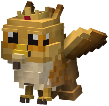 The Gilded Gryphling, the Gold pet