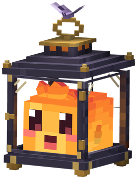 The Lantern Wisp: a little flame spirit in an old iron lantern, brightest after dark