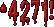 a critical hit of 4271 in dripping red numerals behind a drop