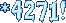 a critical hit of 4271 in icy numerals behind a snowflake